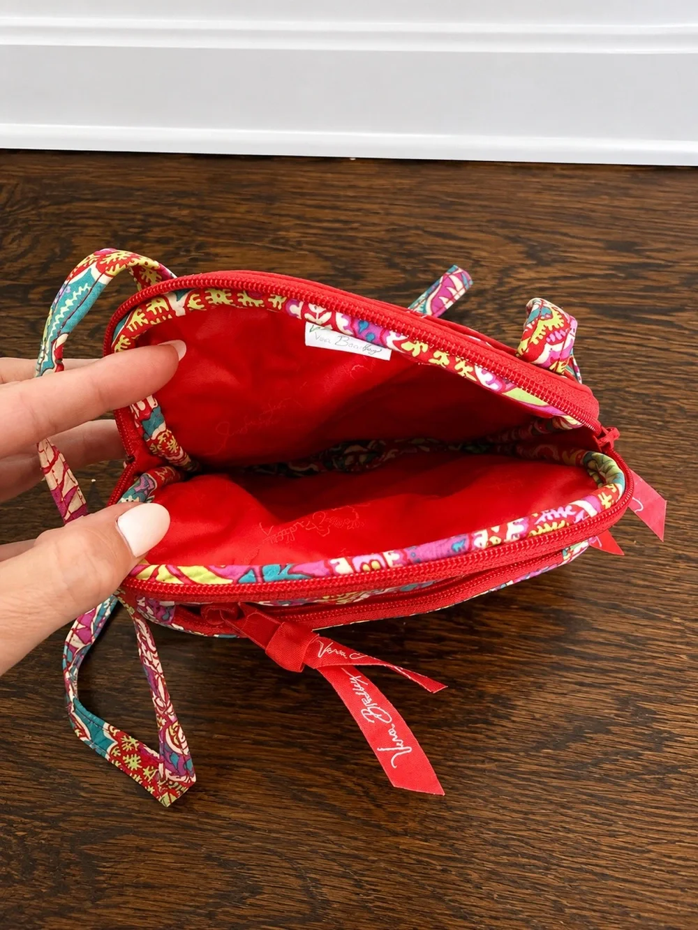 Vera Bradley Mini Hipster Crossbody Paisley in Paradise Retired Floral Bag